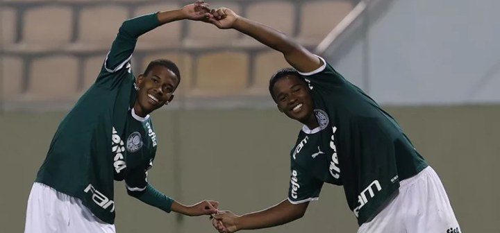 Estevão e Endrick, precoces no Palmeiras e praças na Seleção