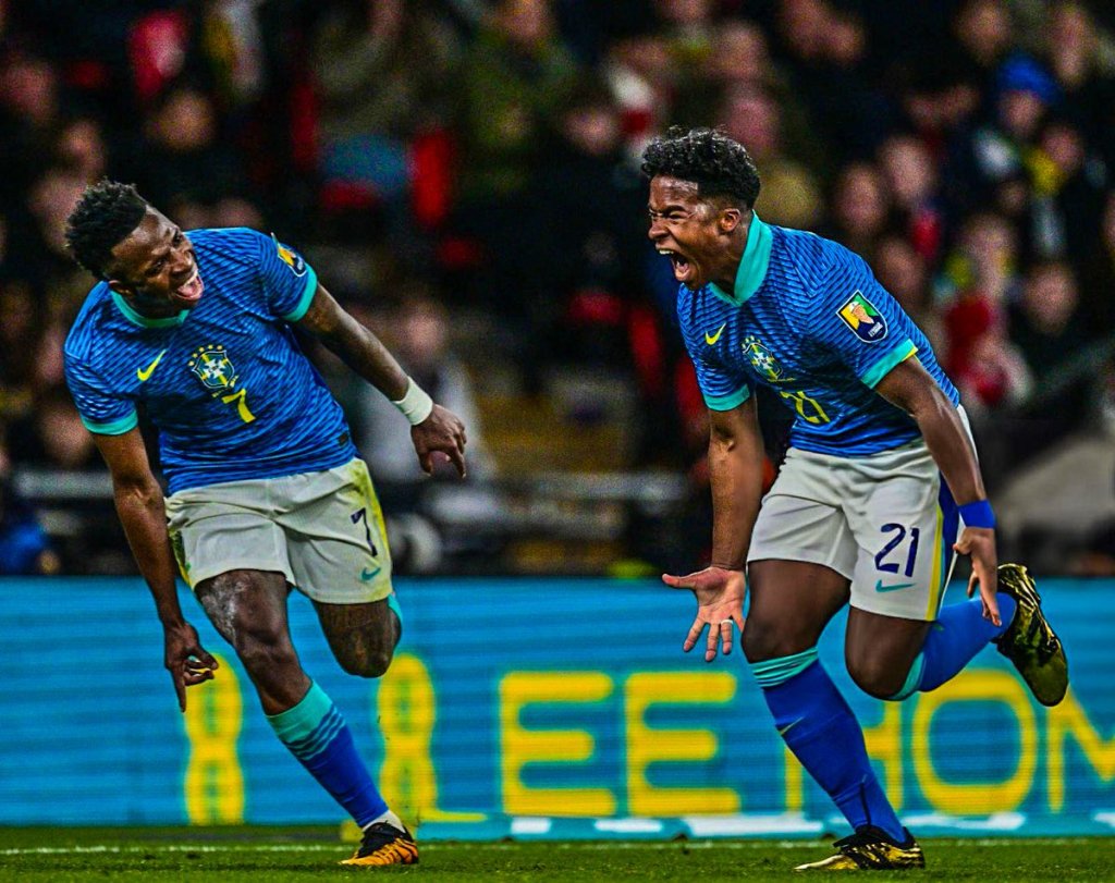 Endrick e Vini Jr, resgate da Seleção aos pés dos&nbsp;meninos