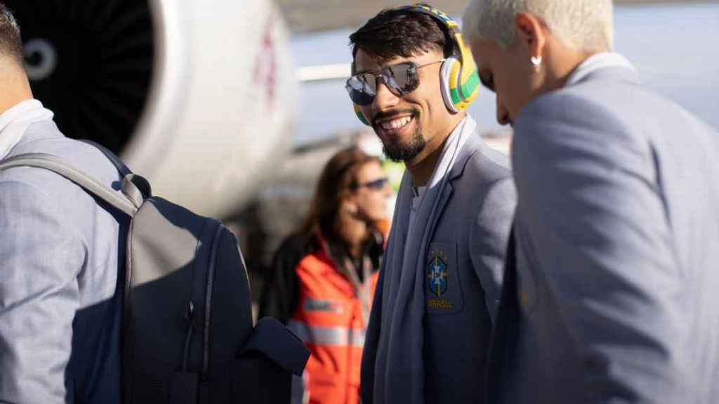 Lucas Paquetá se apresenta à Seleção em Orlando – foto: Lucas Figueiredo/CBF
