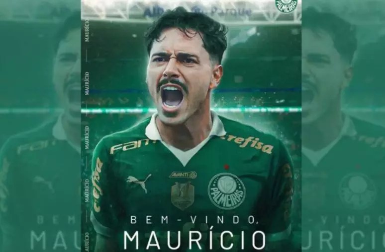 Mauricio, 22 anos, novo reforço do Palmeiras