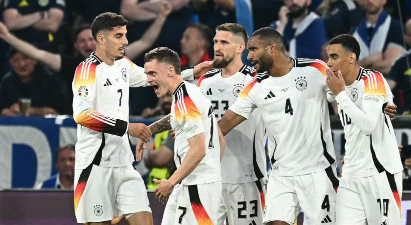 Wirtz celebra gol da Alemanha