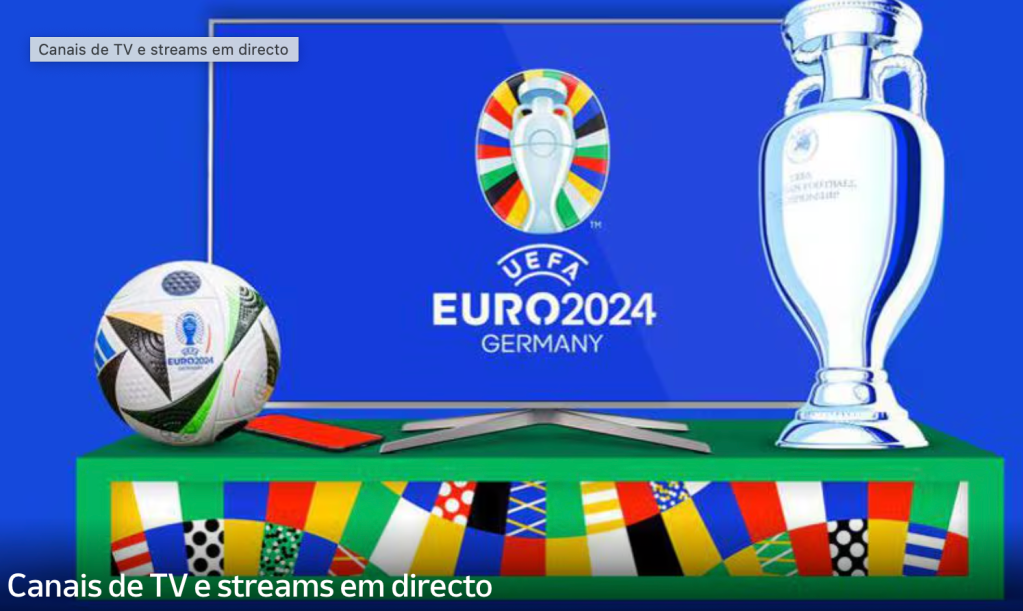 Euro 2024: programação TV