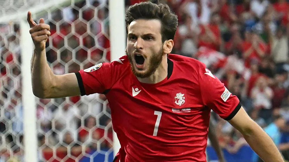 Geórgia, de Kvaratskhelia , ação da Euro 2024