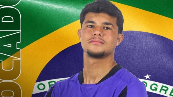 Bruninho Samudio convocado na Seleção Brasileira Sub-15