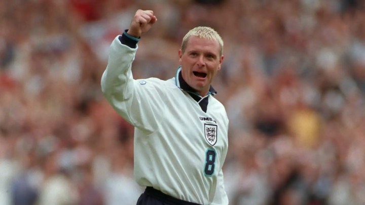 Paul Gascoigne na Seleção da Inglaterra nos anos 1990