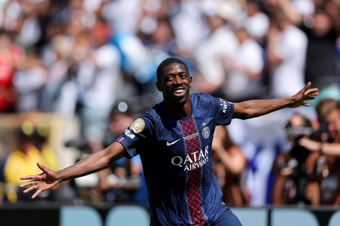 Dembelé se encontra no PSG