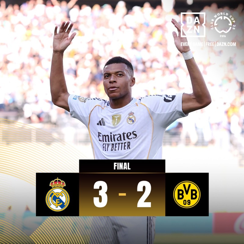 Real Madrid 3 a 2 Bayern Munique