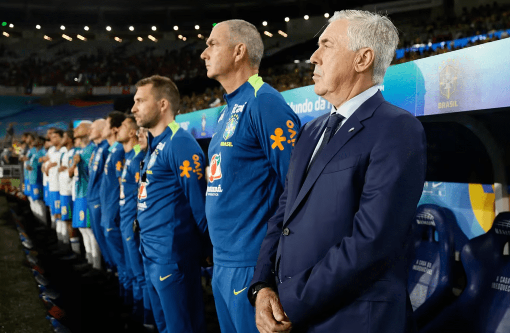 Ancelotti quer aprender Hino do Brasil