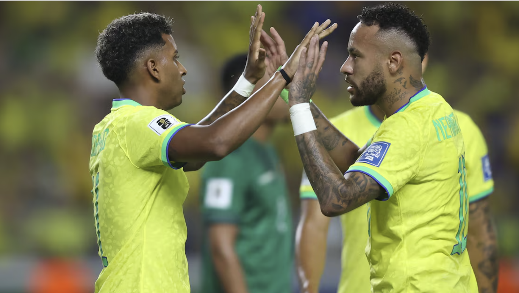 Sai Rodrygo, entra Neymar