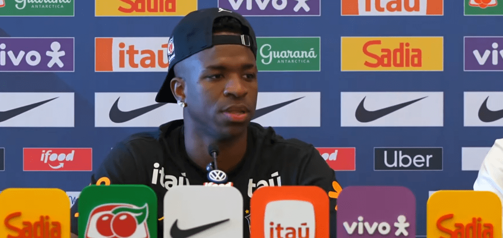 Ao Vivo | Acompanhe Entrevista de Vini Jr na Seleção&nbsp;Brasileira