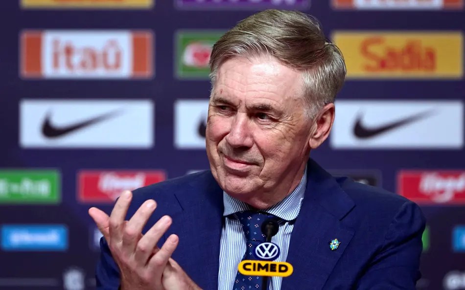 Ao Vivo | Entrevista de Ancelotti pós-jogo Brasil 1 x 2&nbsp;França